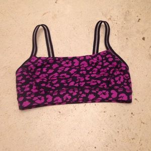 Lululemon leopard print sports bra size 6