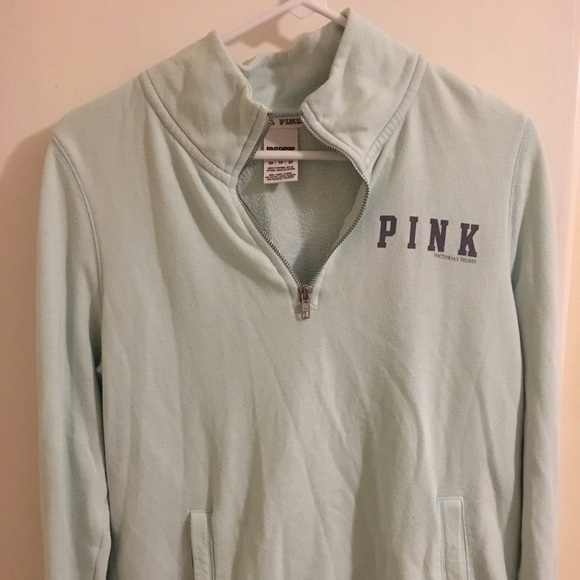 VS Pink Seafoam Green Pullover Size XS