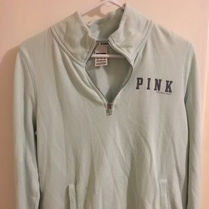 VS Pink Seafoam Green Pullover Size XS