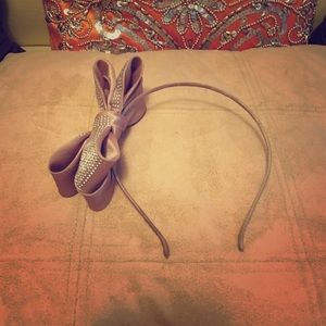 Precious Blush Bow Headband