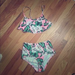 Size small highly waist bikini