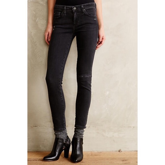 Anthropologie AG Stevie Ankle Jeans Black