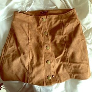 Cute camel nude suede skirt from LF size S