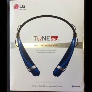 New LG Tone Pro HBS-750 Bluetooth Headset Black