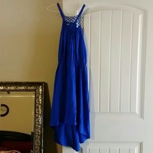 Blue 100% silk Rebecca Taylor dress