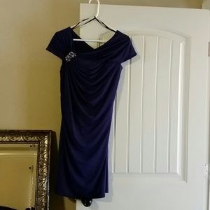 Purple Tadashi Shoji dress