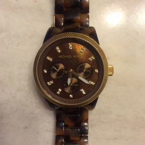 Michael Kors Tortoise Shell watch