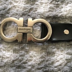 Ferragamo Mens Black Belt 40/100