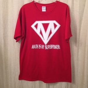 Math Is My Superpower Tee Shirt