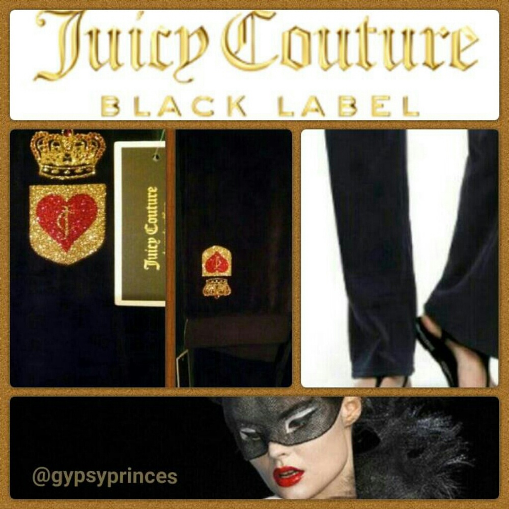 LTD ED. "Black Label" Juicy Couture Pants NWT