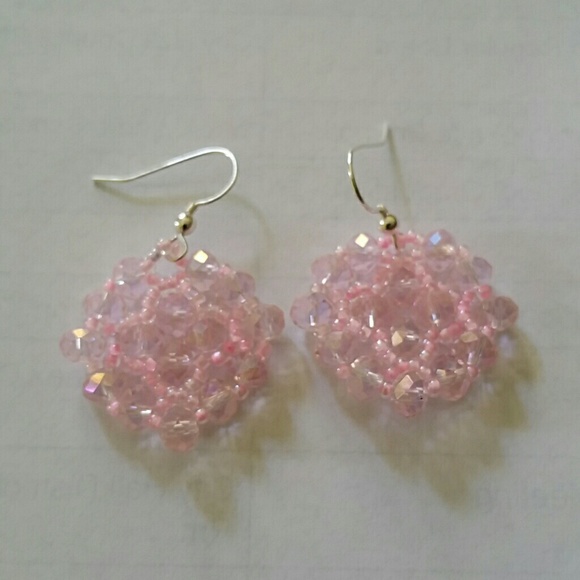 Pretty In Pink Crystal earrings