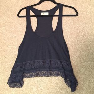 Hollister navy blue cami