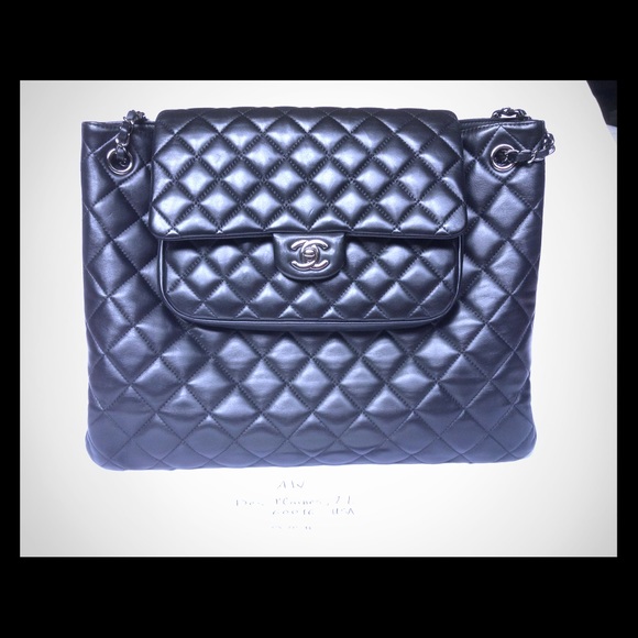 Authentic CHANEL large shopping tote!