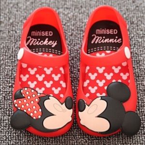 Mini Melissa Kissing Mickey & Minnie