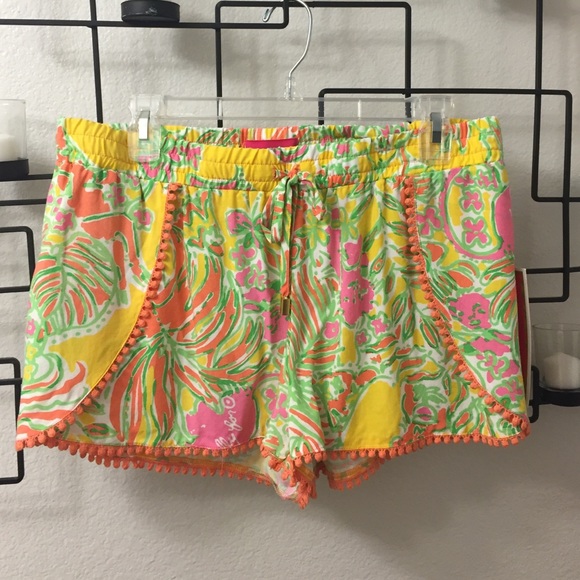 Lilly Pulitzer for Target Pom Pom shorts