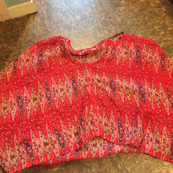 Millau red crop top size small - Picture 1 of 2