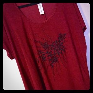 ✨MUST GO✨Plus Size Beaded Floral Shirt