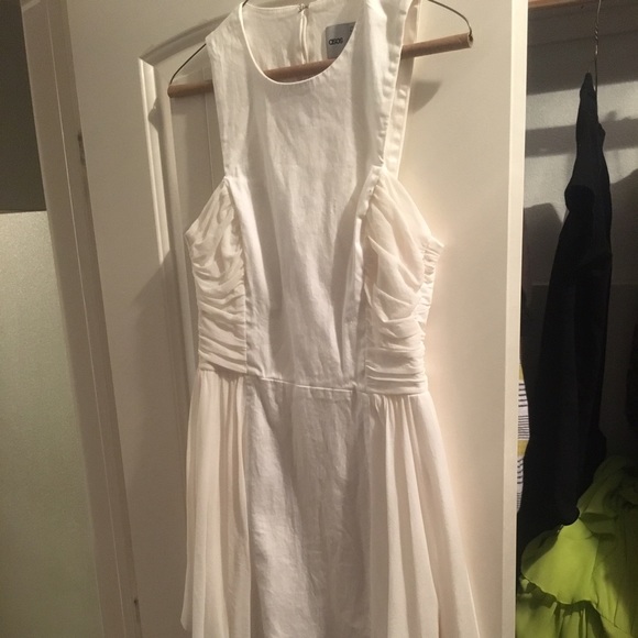 Cream mini dress