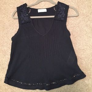 Abercrombie navy blue shirt