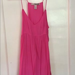 Pink baby doll dress