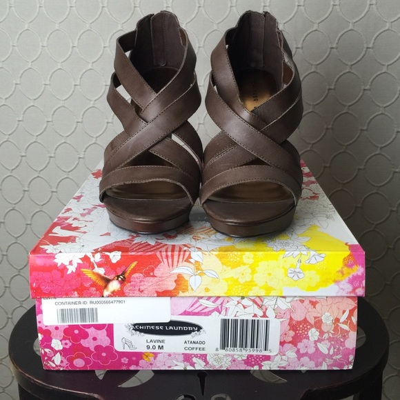 Coffee brown Chinese Laundry 9M sandals