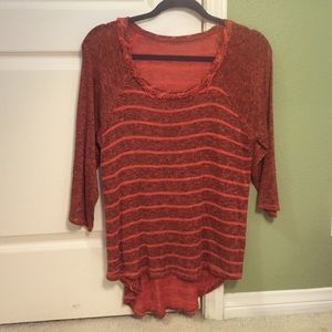 Size Small Free People 3/4 Length Shirt