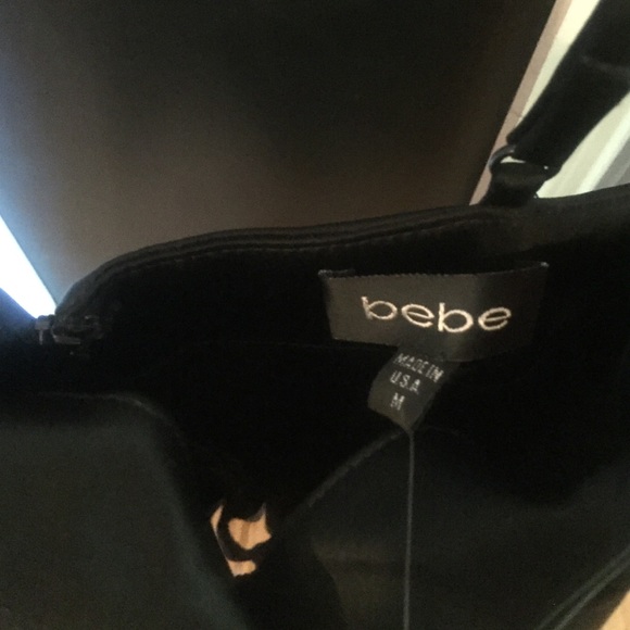 New w/tags black Bebe Romper - Picture 3 of 4
