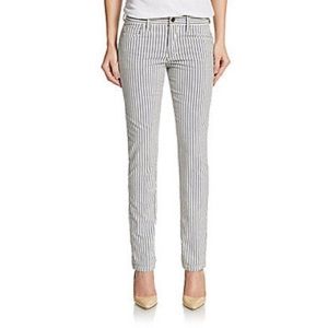 Joe's jeans slim striped skinny jeans 24