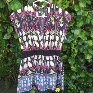 100% Cotton Babydoll T-Shirt w/ Bird Pattern