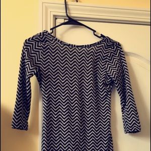 Stripped Fitted Dress