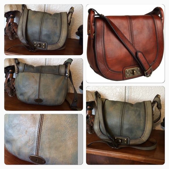 FOSSIL Vintage Revival Flap Crossbody with Lock - Picture 3 of 4