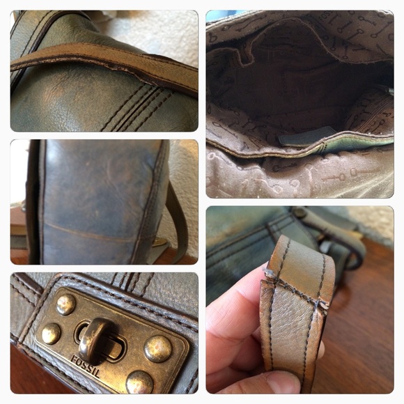 FOSSIL Vintage Revival Flap Crossbody with Lock - Picture 4 of 4