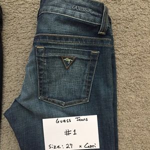 Jeans- guess brand capris