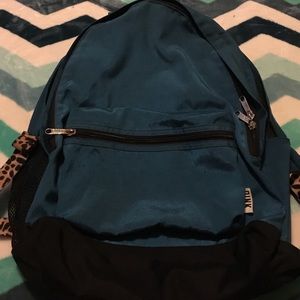 Victoria's Secret's Pink backpack cheetah & navy