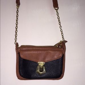 Brown and black Steve Madden cross body