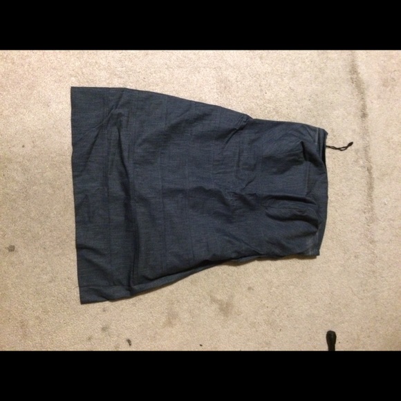 Ashley Stewart strapless denim dress