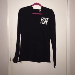 VS PINK Black Sweatshirt Hoodie