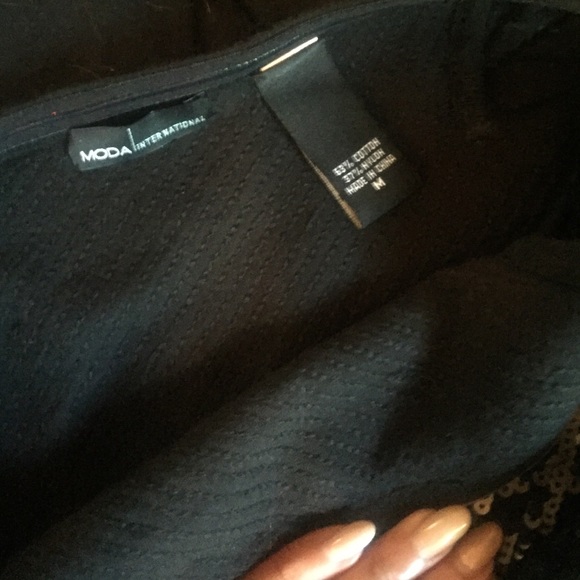 Black Moda international sequin dress - Picture 2 of 4