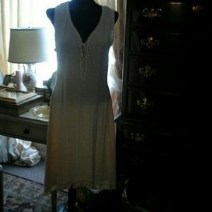 SLEEVELESS SUMMER DRESS BY LYDIA'S SEA SIDE Sz Lar