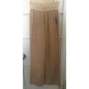 ❌SOLD❌ Wide leg crochet waist beach pants