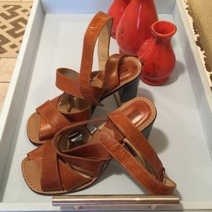 🇺🇸 MICHAEL Michael Kors Caramel Leather Sandals