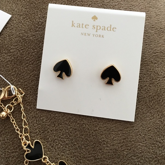 ⚡️sale⚡️Kate spade black set ear bracelet necklace - Picture 4 of 4
