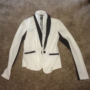 White blazer jacket