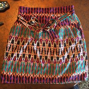Aztec pattern skirt
