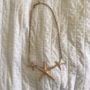 Gold Starfish necklace
