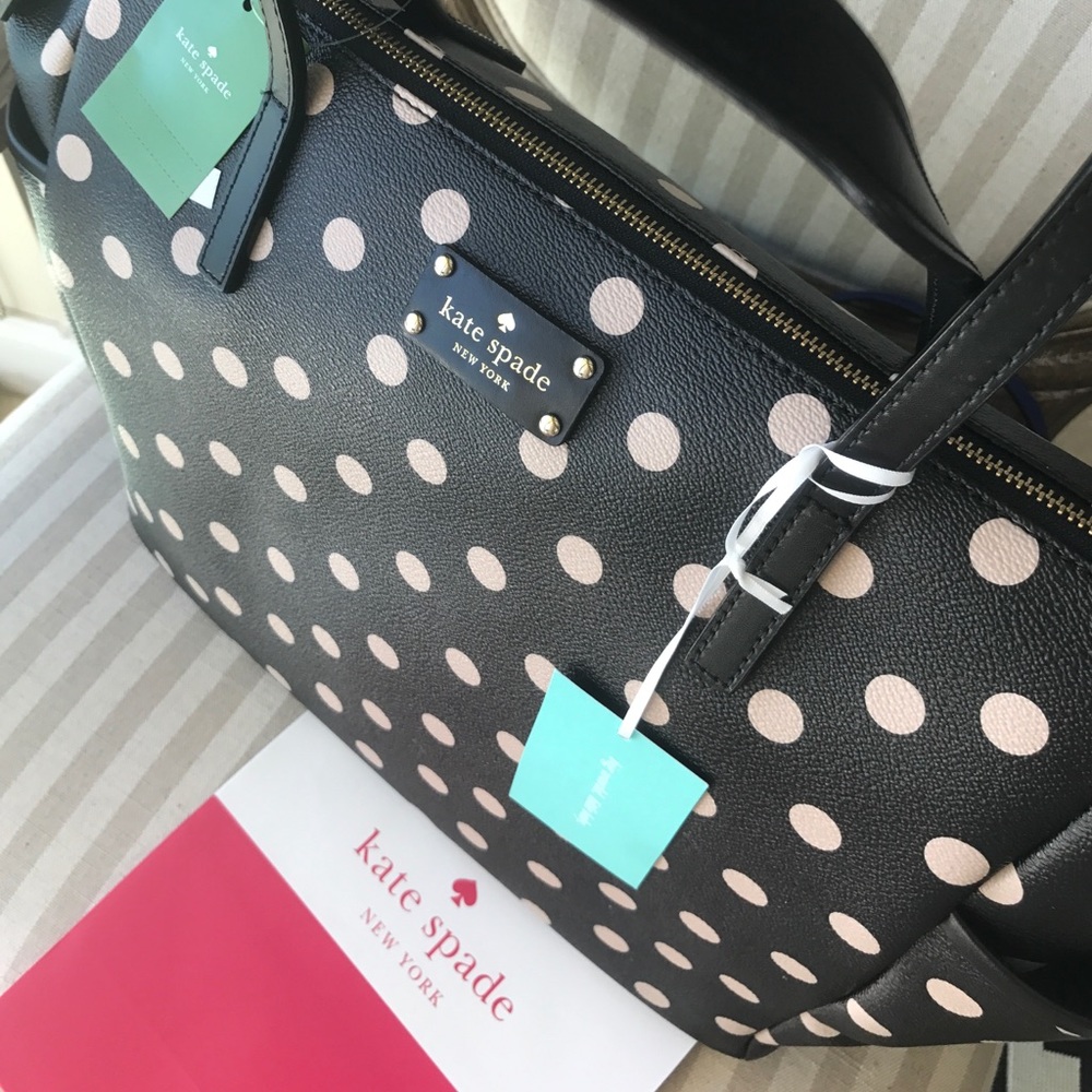 Kate Spade❤Diaper Baby Bag Leather - Picture 2 of 6