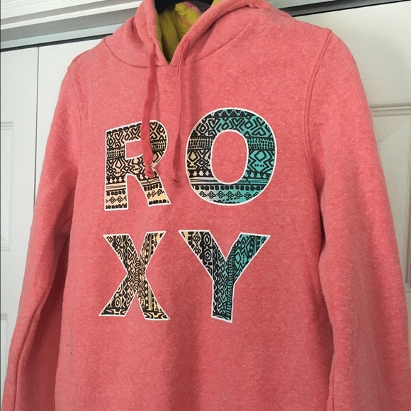 {Aztec print ROXY sweatshirt with hood} - Picture 4 of 4