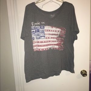 💥SOLD💥American flag with a music theme