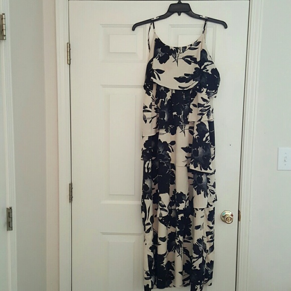 Layered Ruffle Maxi Dress