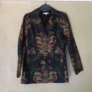Women's dragon embroidered blazer